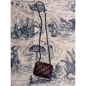 Nice La Regale Woven Hard Body Bag  multicolored Good CONDITION